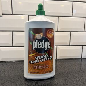 Pledge Wood Floor Cleaner 1996 Original Formula 32oz SC Johnson Vtg
